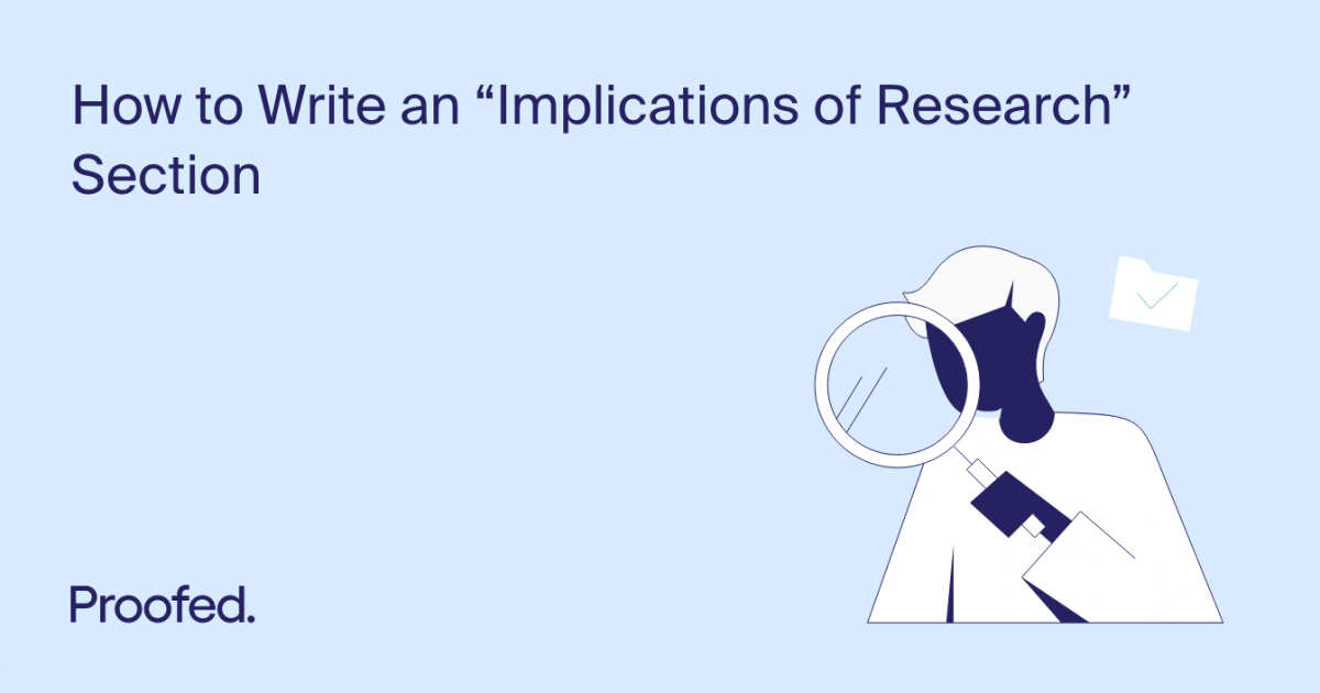 what does implications mean in a research paper