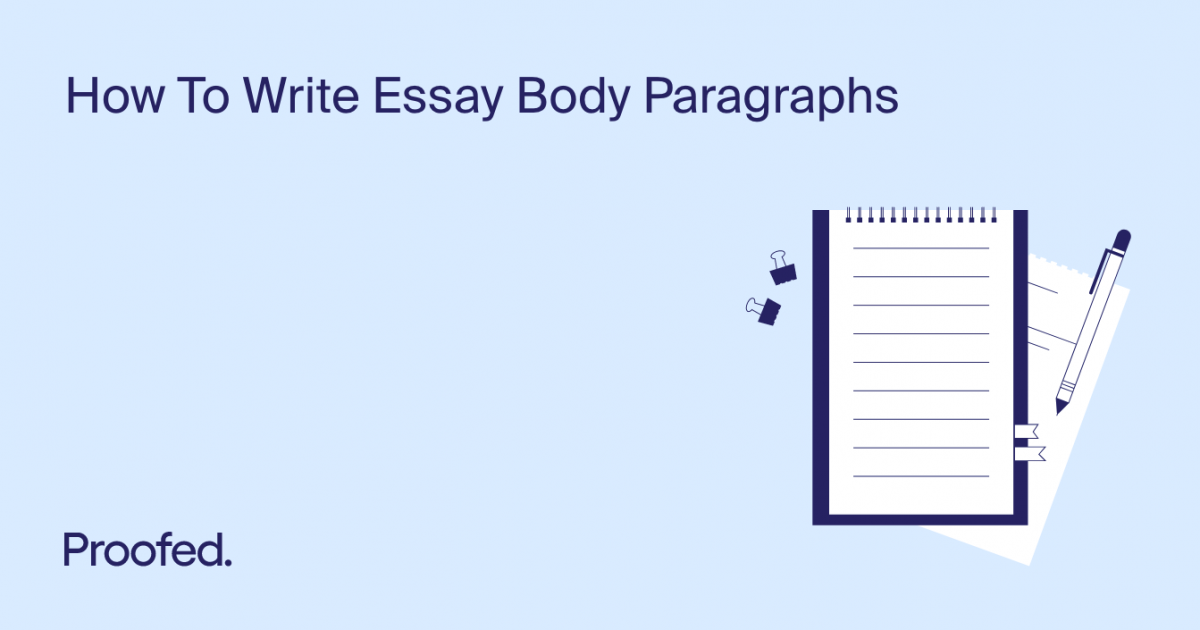 essay body writing