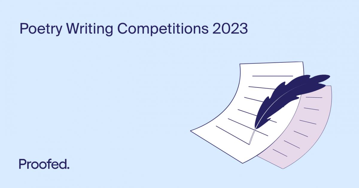 Five Poetry Writing Competitions in 2023 Proofed's Writing Tips