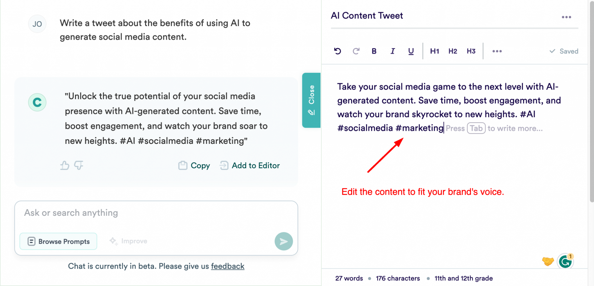 Create Social Media Content in Minutes Using AI - Proofed