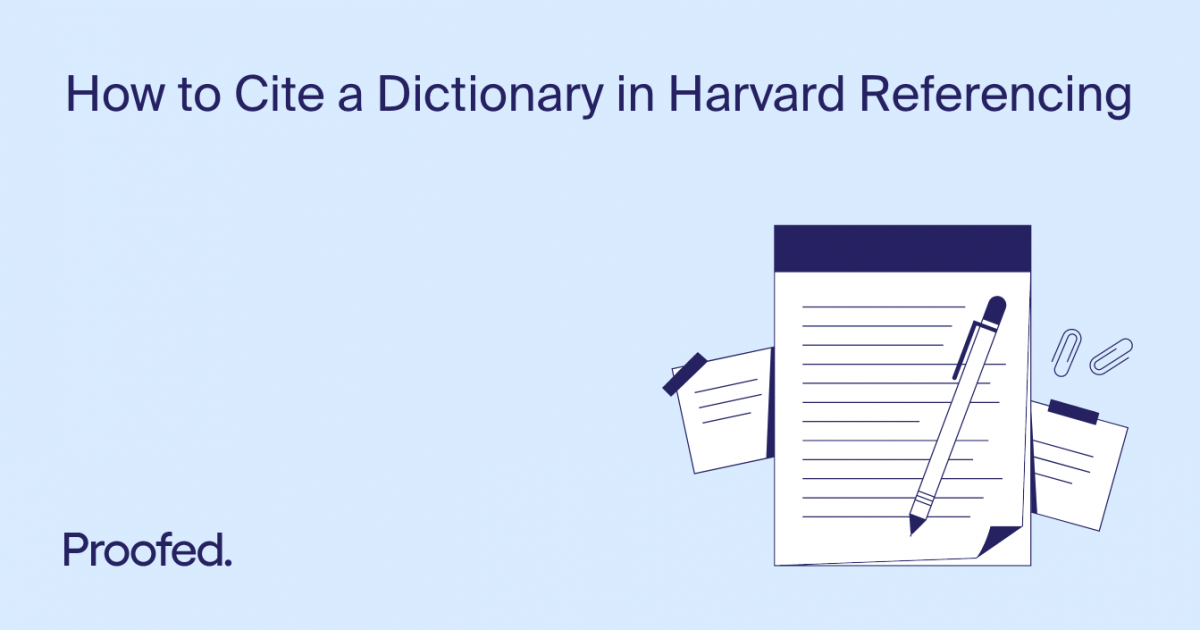 cite dictionary in essay