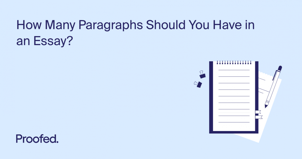 how many paragraphs should your college essay have