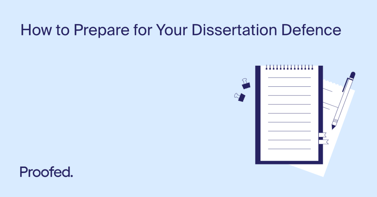 how to prepare for a dissertation defense