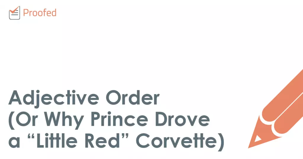 Adjective Order