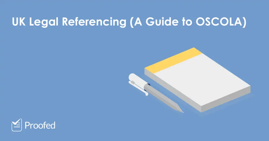 Legal Citations What Is OSCOLA Referencing