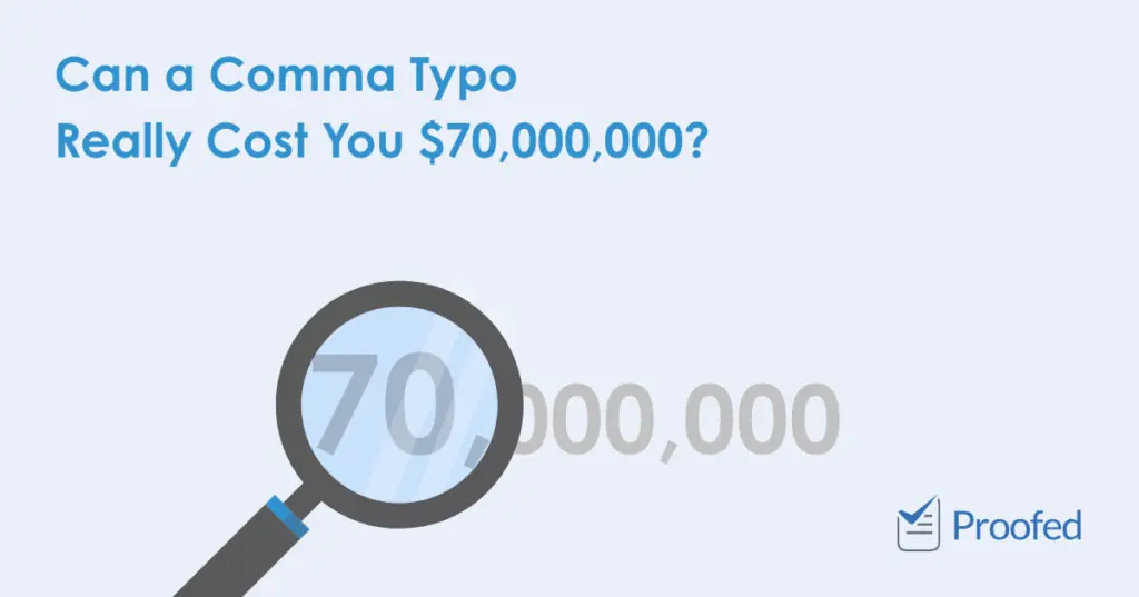 Expensive Comma Typos from History