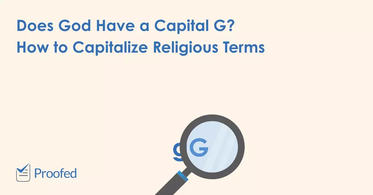 When to Capitalize Religious Terms