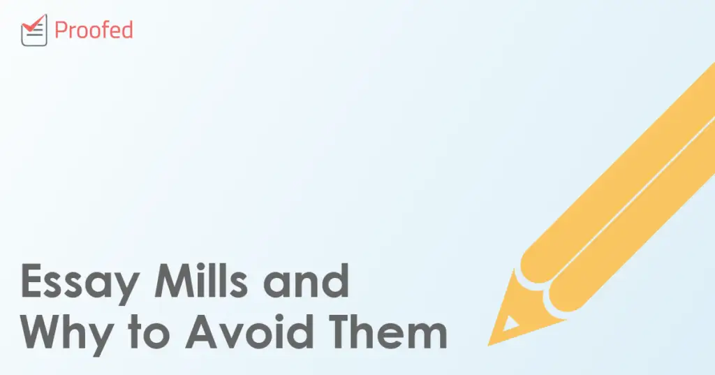 Essay Mills and Why to Avoid Them