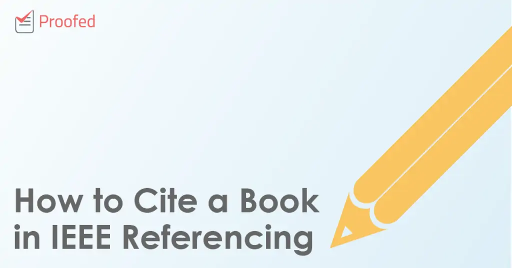How to Cite a Book in IEEE Referencing