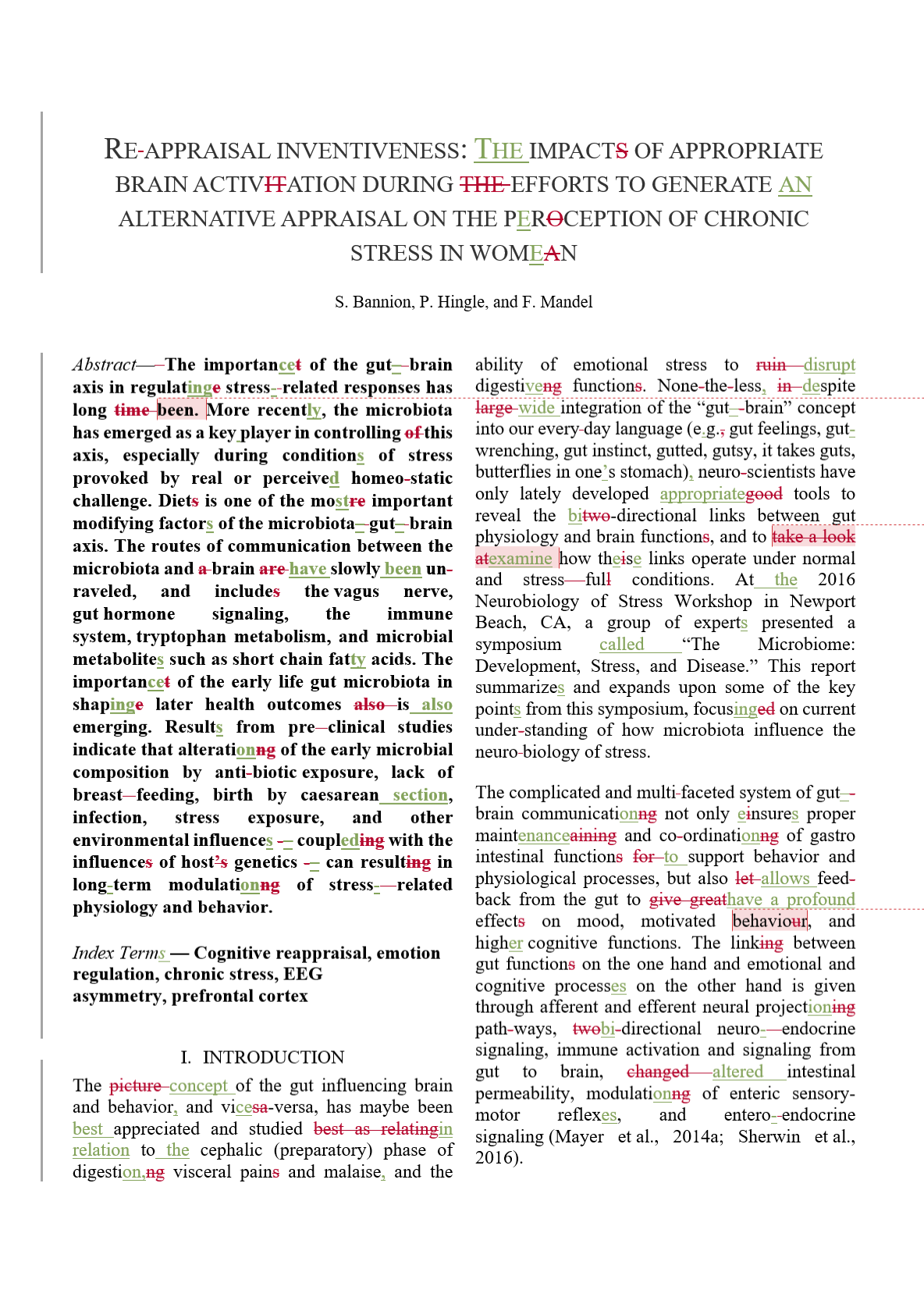 Academic Proofreading Example (After Editing)