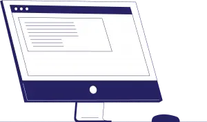 desktop computer illustration