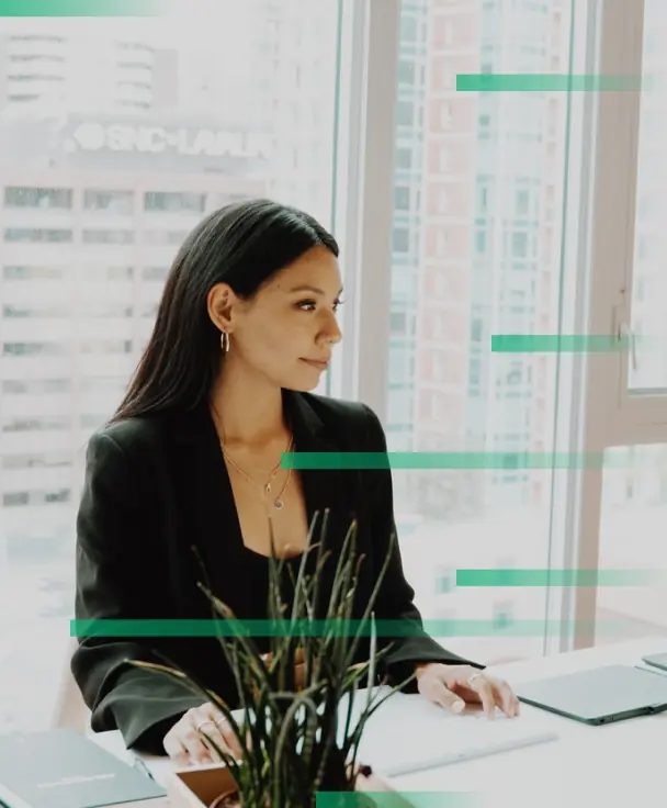 Woman working in office